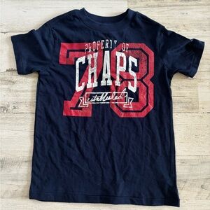 New Chaps Boys Short Sleeve Shirt Size 4/4T